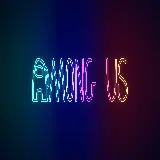 چاپ قاب موبایل و گوشی تابلو شاسی گیم Among Us Neon با طرح گرادیان