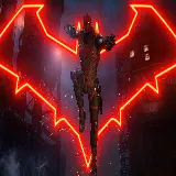 پوستر دیواری شخصیت Red Hood از بازی Gotham Knights با کیفیت بالا
