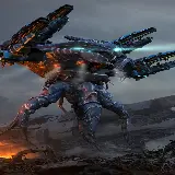چاپ قاب موبایل و گوشی چاپ تابلو دکوراتیو بازی War Robots برای اتاق با کیفیت بالا