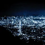 خرید تابلو سانفرانسیسکو شب با منظره شهری برای پذیرایی