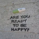 چاپ قاب موبایل و گوشی خرید تابلو نوشته انگیزشی آیا برای خوشحالی آماده ای