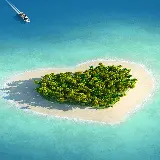 چاپ قاب موبایل و گوشی عکس زمینه آیفون جزیره با کیفیت فول اچ دی و طراحی زیبا