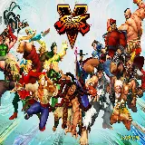 چاپ قاب موبایل و گوشی تابلو دیواری گیمینگ street fighter 5 با چاپ با کیفیت