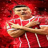 پوستر دیواری رابرت لواندوفسکی برای اتاق خواب با کیفیت بالا