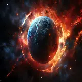 تصویر والپیپر سیاره ای با کیفیت بالا و رزولوشن مناسب برای دسکتاپ