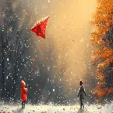 خرید کاغذ دیواری کودکان در حال بازی با کیفیت بالا