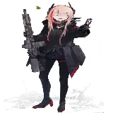 چاپ قاب موبایل و گوشی خرید تابلو گرلز فرانت لاین با طرح انیمه ای برای اتاق