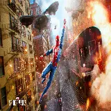 چاپ قاب موبایل و گوشی سفارش تابلو پانوراما اسپایدرمن با کیفیت 5K برای پذیرایی