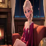 خرید پوستر دیواری السا فروزن با بهترین کیفیت برای اتاق دخترانه