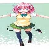 چاپ قاب موبایل و گوشی پوستر دیواری انیمه عاشقانه تاریک (To Love Ru Darkness) برای اتاق