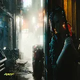 چاپ قاب موبایل و گوشی تابلو شاسی Cyberpunk 2077 برای دکوراسیون اتاق گیم