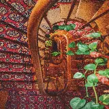خرید تابلو پله‌های قدیمی با قیمت ارزان برای اتاق