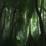 چاپ قاب موبایل و گوشی تصویر زمینه دو مانیتور جنگل سبز با کیفیت بالا و رزولوشن عالی