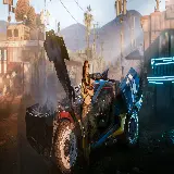 چاپ تابلو وی زنانه در سایبرپانک 2077 با کیفیت عالی