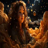 خرید پوستر دیواری دختر رویایی با کیفیت بالا