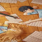 تابلو نقاشی انیمه Your Lie in April طرح احساسی