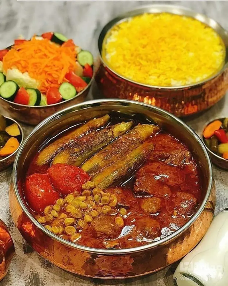 عکس خورش کدو ایرانی خوشمزه