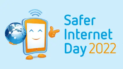 عکس نوشته  Safer Internet Day برای پروفایل تلگرام