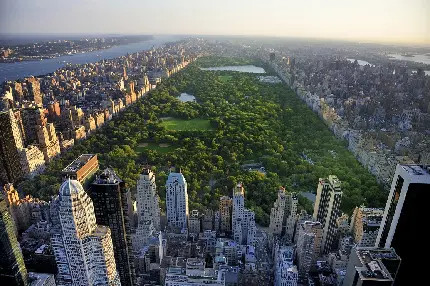 عکس زیبا و دیدنی پارک مرکزی نیویورک واقع در منطقه منهتن