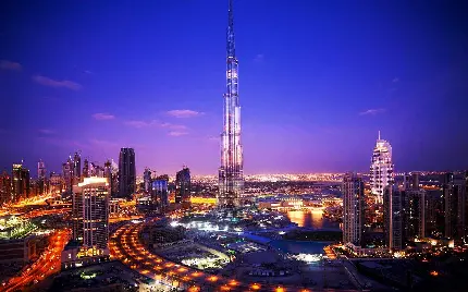دانلود عکس برج خلیفه دبی بزرگترین برج جهان 
