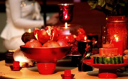 نقاشی انار زیبا