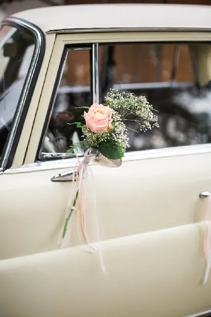 عکس ماشین عروس ساده و شیک با بهترین کیفیت