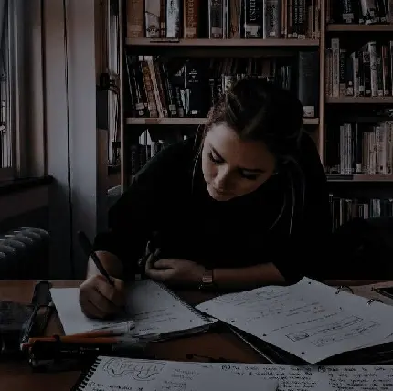 عکس درس خواندن برای پروفایل