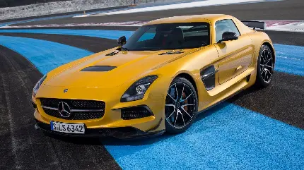 والپیپر ماشین مرسدس بنز مدل SLS AMG