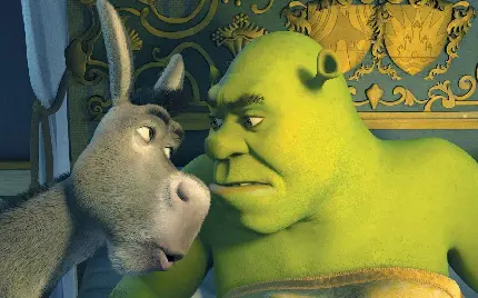 عکس انیمیشن شرک ماجرای یک دیو سبز و یک خر سخنگو 