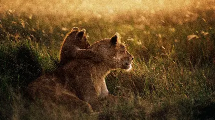عکس شیر سلطان جنگل با کیفیت بالا
