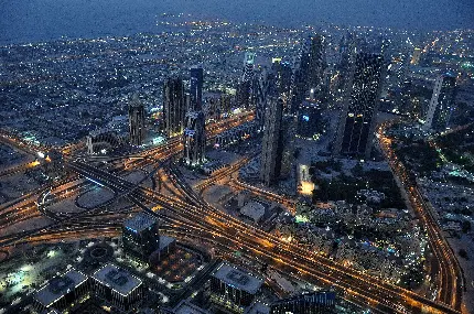 عکس از مرکز شهر دبی با کیفیت بالا
