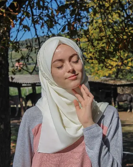 دانلود عکس پروفایل دخترانه با حجاب بدون چادر با کیفیت بالا