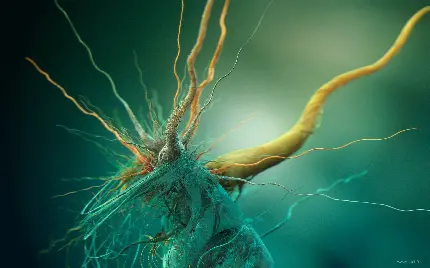 عکس خفن هنر دیجیتال و زیست شناسی باکتری ها به صورت سه بعدی