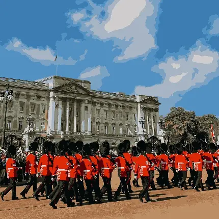 دانلود عکس کاخ باکینگهام بریتانیا