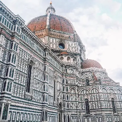 عکس مشهورترین کلیسا در شهر فلورانس ایتالیا با کیفیت عالی