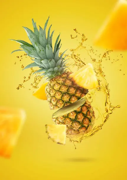 عکس جالب میوه آناناس برای بک گراند با کیفیت بالا