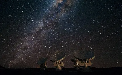 عکس زیبا تلسکوپ رادیویی به بهترین کیفیت