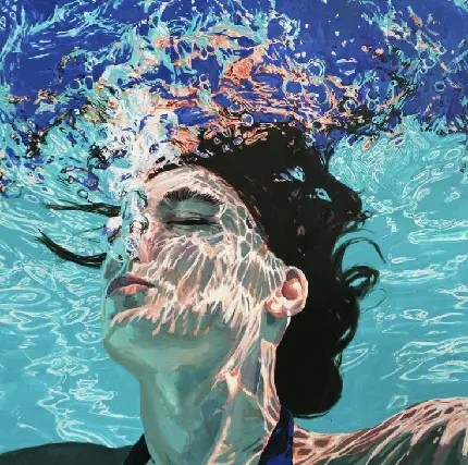 عکس زن در طبیعت شمال