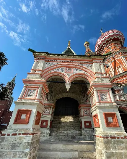 عکس یکی از زیباترین کلیساهای جهان در مسکو