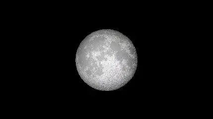عکس و تصویر زمینه از ماه کامل از نزدیک در تاریکی کامل شب