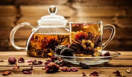 عکس دمنوش های گل ساعتی خوش عطر با کیفیت بالا