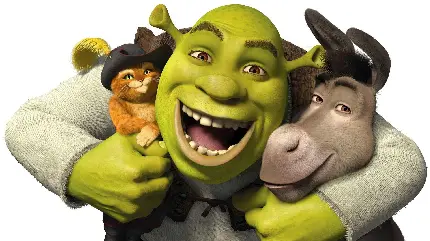 پوستر انیمیشن شرک shrek دارای پیام‌ های مثبتی درباره دوستی