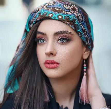 عکس کیمیا حسینی بلاگر و مدل زیبای ایرانی با کیفیت بالا