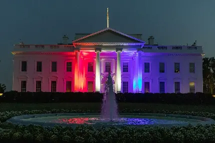 عکس از کاخ سفید آمریکا