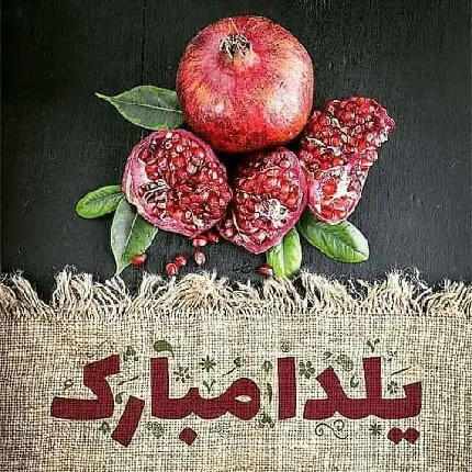 عکس زیبا از یلدا مبارک برای پروفایل