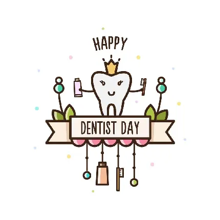 عکس نوشته Dentists Day روزی برای گرامی داشت