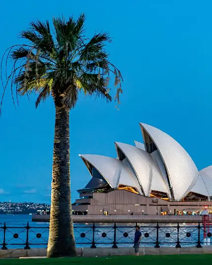 عکس سالن اپرای سیدنی برای پس زمینه