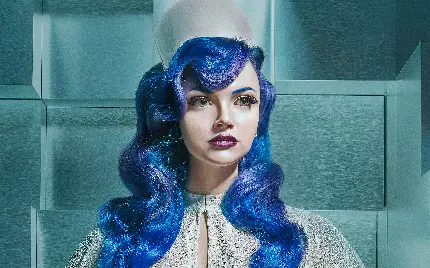 تصویر زمینه باربی پرستار مو آبی با بهترین کیفیت برای دسکتاپ
