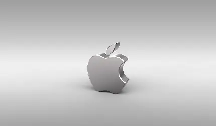 والپیپر زیبا و دوست داشتنی ارم اپل با رنگ نقره ای