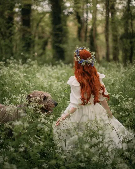 دانلود مدل عکاسی دخترونه در جنگل